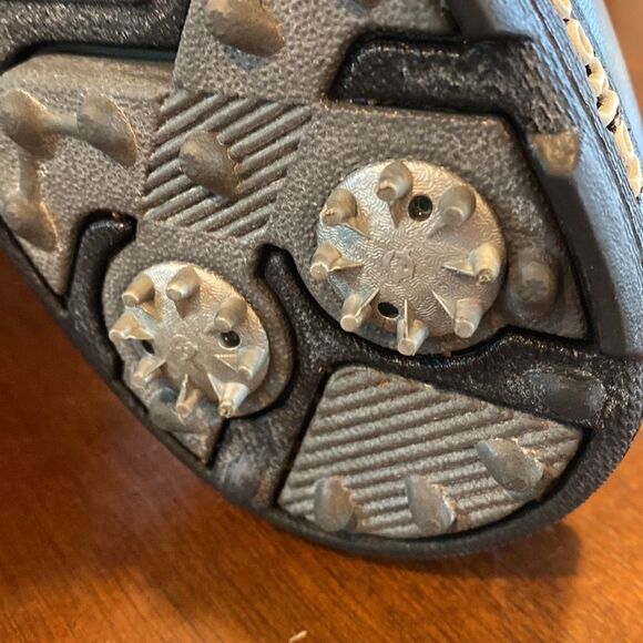 Footjoy Greenjoy Men’s PU Leather Golf Shoes Size 9.5 - Picture 9 of 13